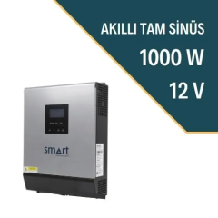 Smart 1KVA 12V Akıllı Tam Sinüs İnverter