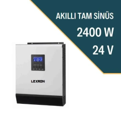 Lexron 3KVA/2400W 24V Akıllı İnverter