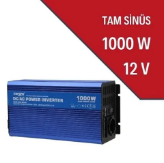 Carspa 1000 Watt Tam Sinüs İnverter 12V