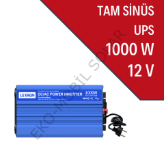 Carspa 1000 Watt-12V Tam Sinüs İnverter (UPS)