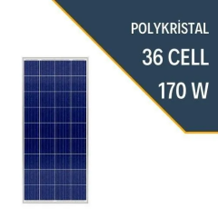 LEXRON 170W POLİKRİSTAL GÜNEŞ PANELİ