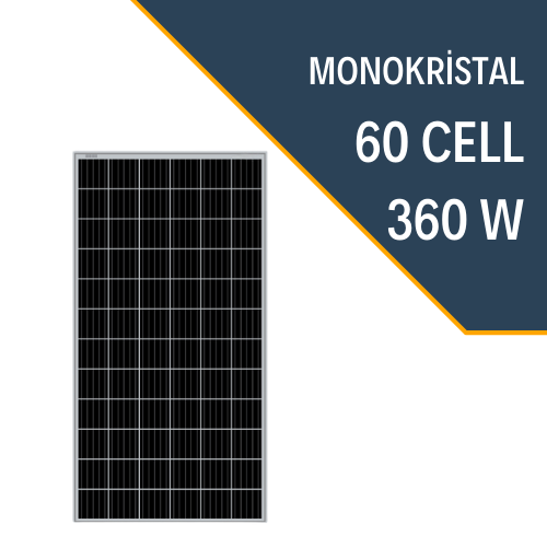 LEXRON 360W Monokristal Güneş Paneli