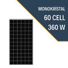 LEXRON 360W Monokristal Güneş Paneli