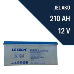 Lexron 210AH Jel Akü Derin Döngü Deep Cycle