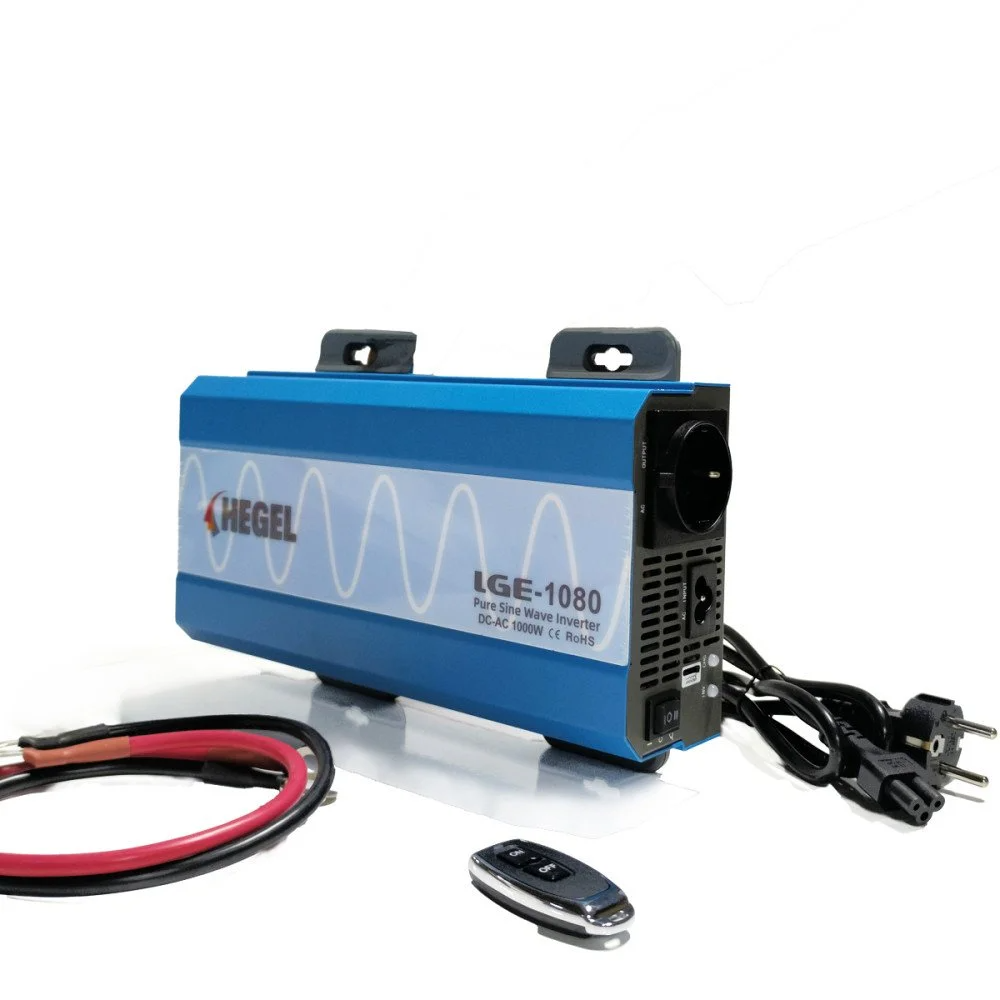 HEGEL 1000W 12V TAM SİNÜS AC ŞARJLI KUMANDALI İNVERTER