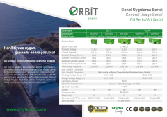 Orbit 24V 150Ah LiFePO4 Lityum Akü - GU Serial