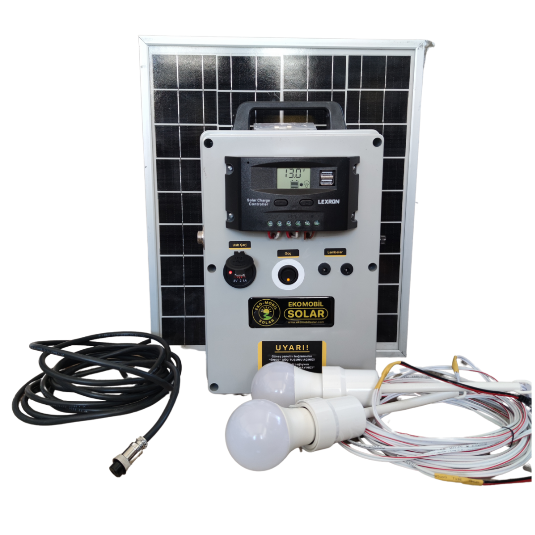 Eko Mobil-Eko Taşınabilir Solar Güç Kaynağı