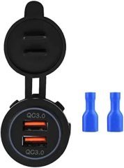 İkili Usb Şarj Cihazı - QC 3.0 Hızlı Şarj