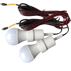 12 Volt 9 Watt Lamba Seti 5 metre Kablolu (ÇOK AL AZ ÖDE)