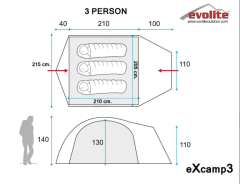 Evolite Excamp 3 Pro Çadır - 4 Mevsim