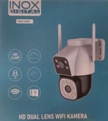 INOX-14IPC-3+3 Megapiksel 1080P Full HD Wi-Fi Çift Lensli Gece Görüşlü Suya Dayanıklı Dış Ortam Kamera