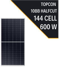 LEXRON TOPCON 600W 16BB HALF CUT GÜNEŞ PANELİ