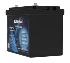 Europlus EPF12100-12.8V 100AH LiFePO4 Bluetooth Akü-4000 Cycle
