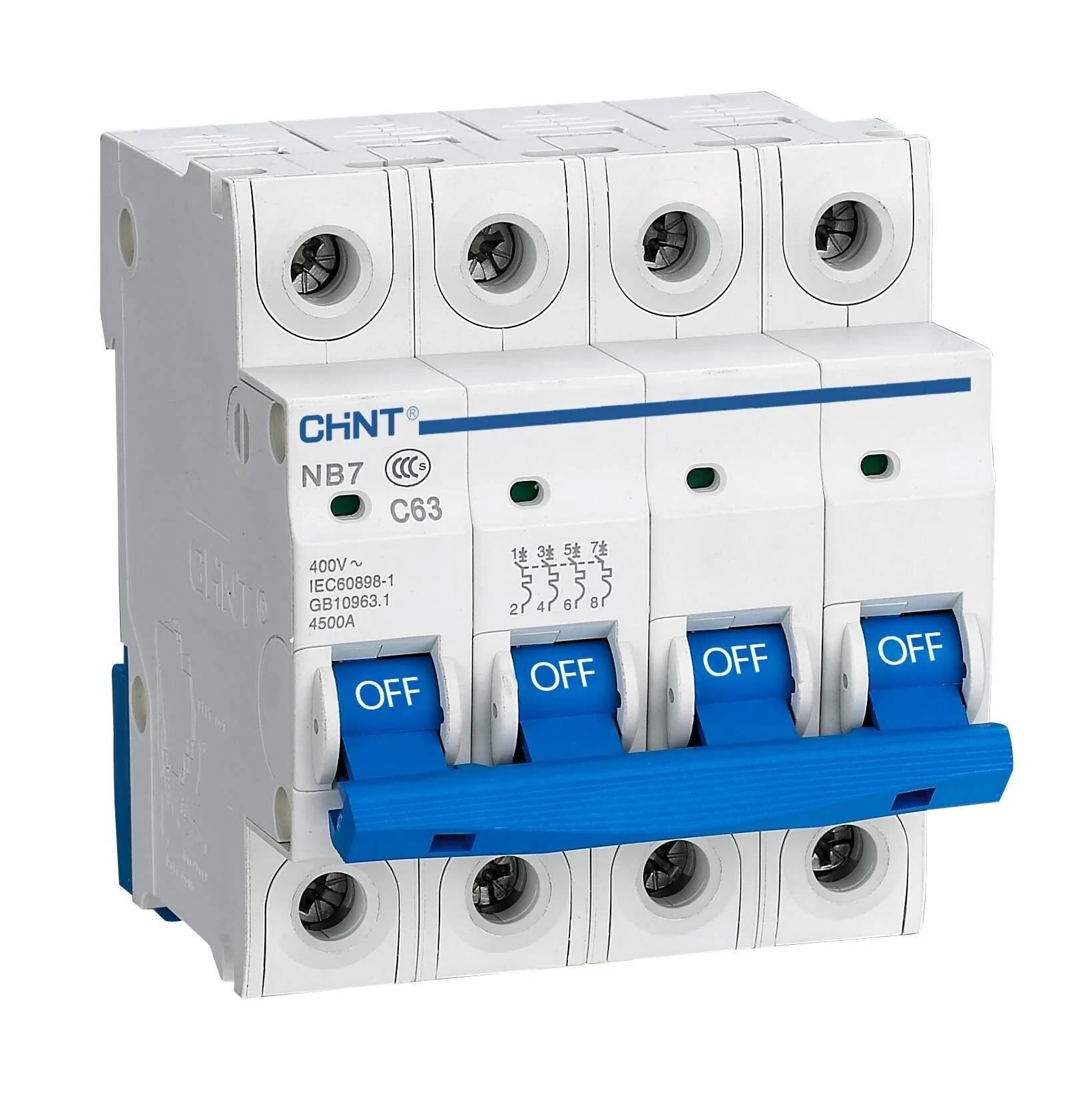 Chint 192296 NB7 4X16A 6kA C Otomatik Sigorta