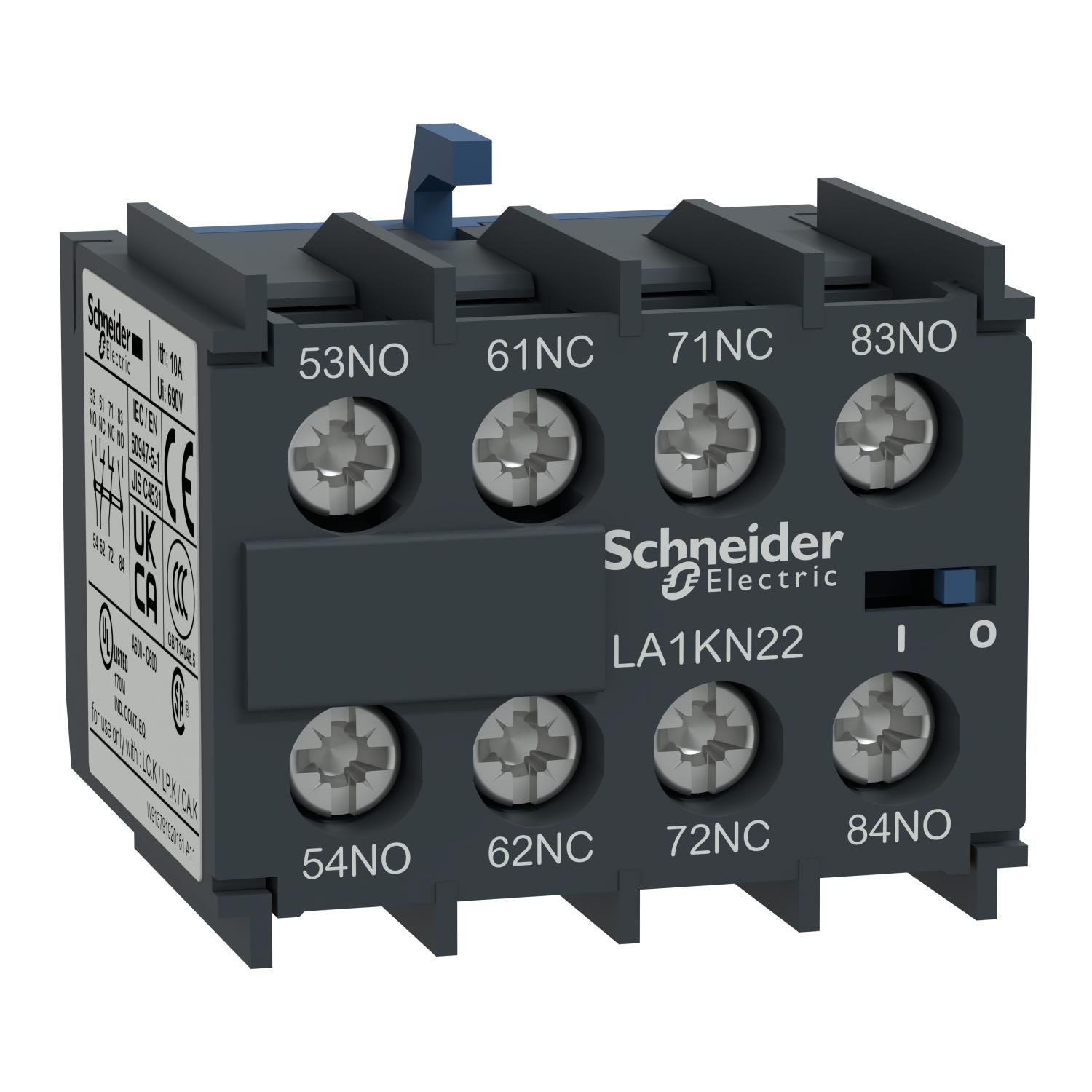 Schneider Electric LA1KN22 Yardımcı Kontak Bloğu 2NA+2NK