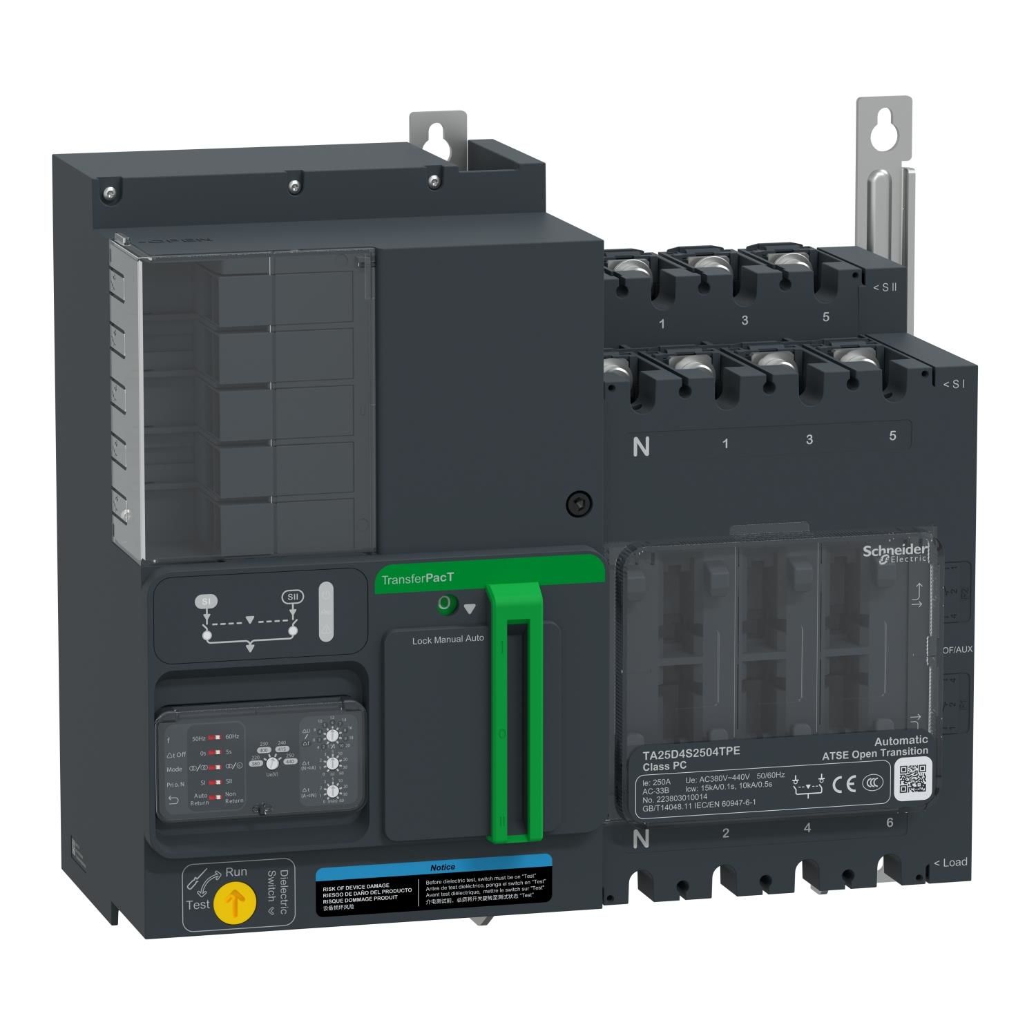 Schneider Electric TA25D4S2504TPE 4X250A Transfer Anahtarı