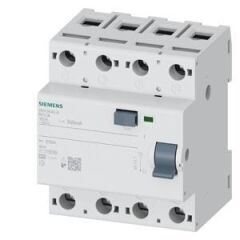 Siemens 5SV3345-6 4x125A 30mA Kaçak Akım Koruma Rölesi