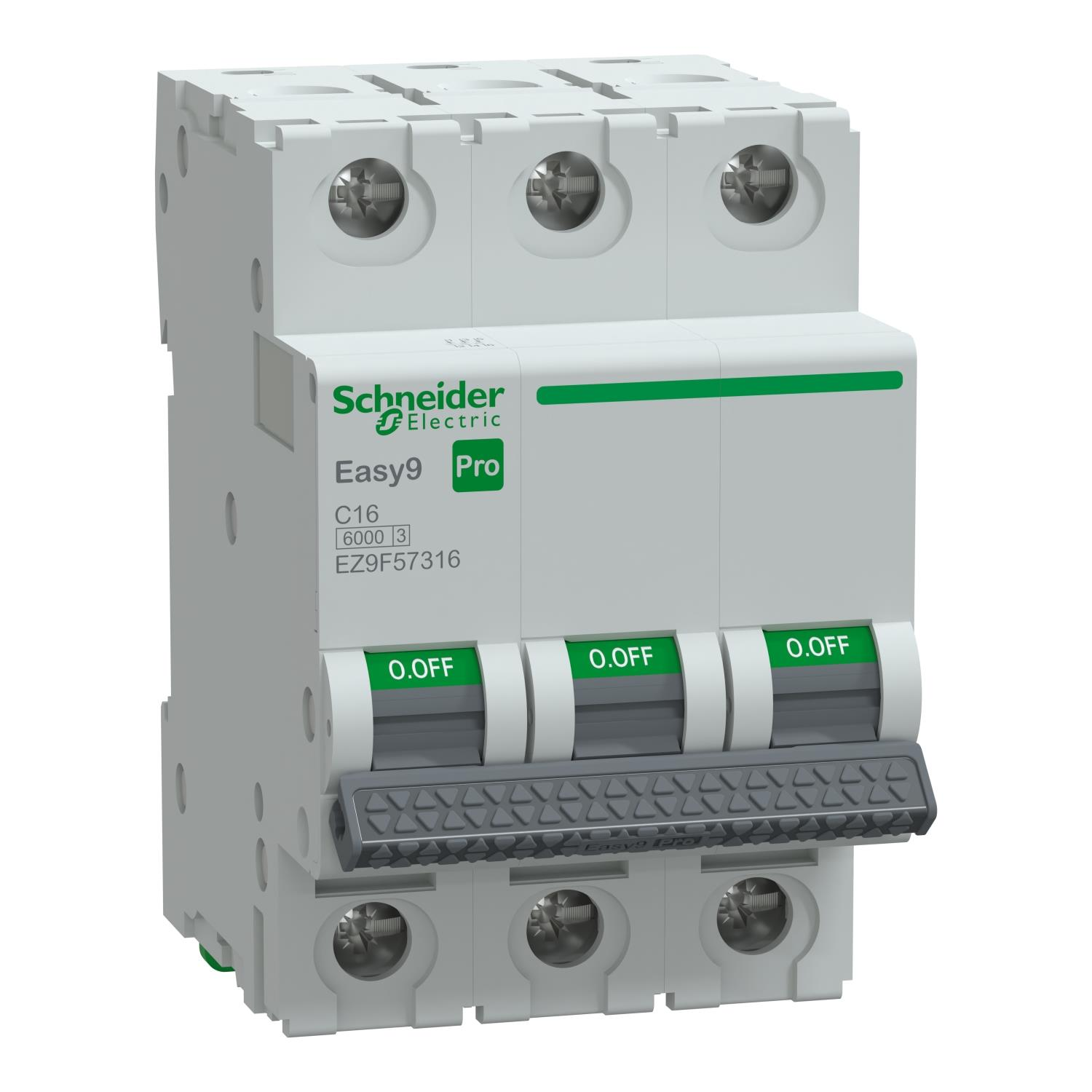 Schneider Electric EZ9F57316 3X16A 6kA C Otomatik Sigorta Easy9 Pro