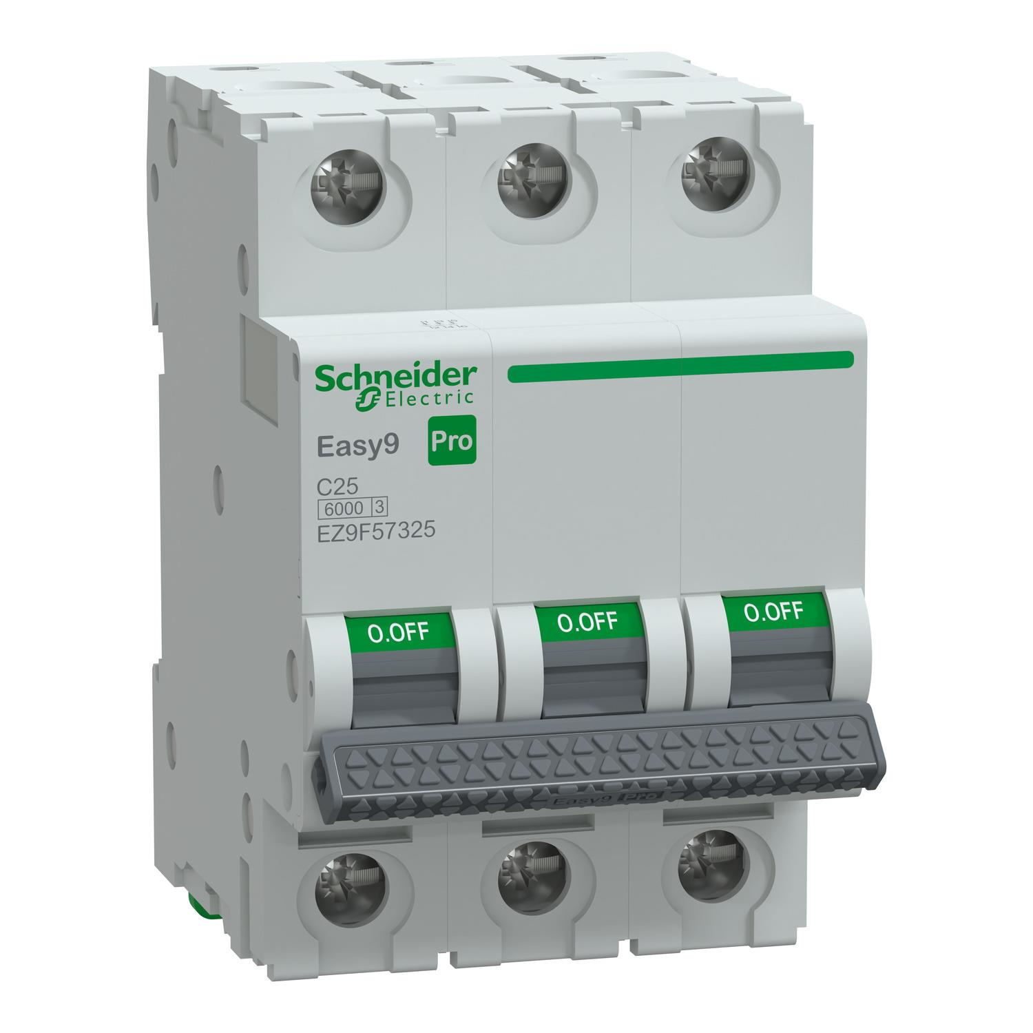 Schneider Electric EZ9F57325 3X25A 6kA C Otomatik Sigorta Easy9 Pro