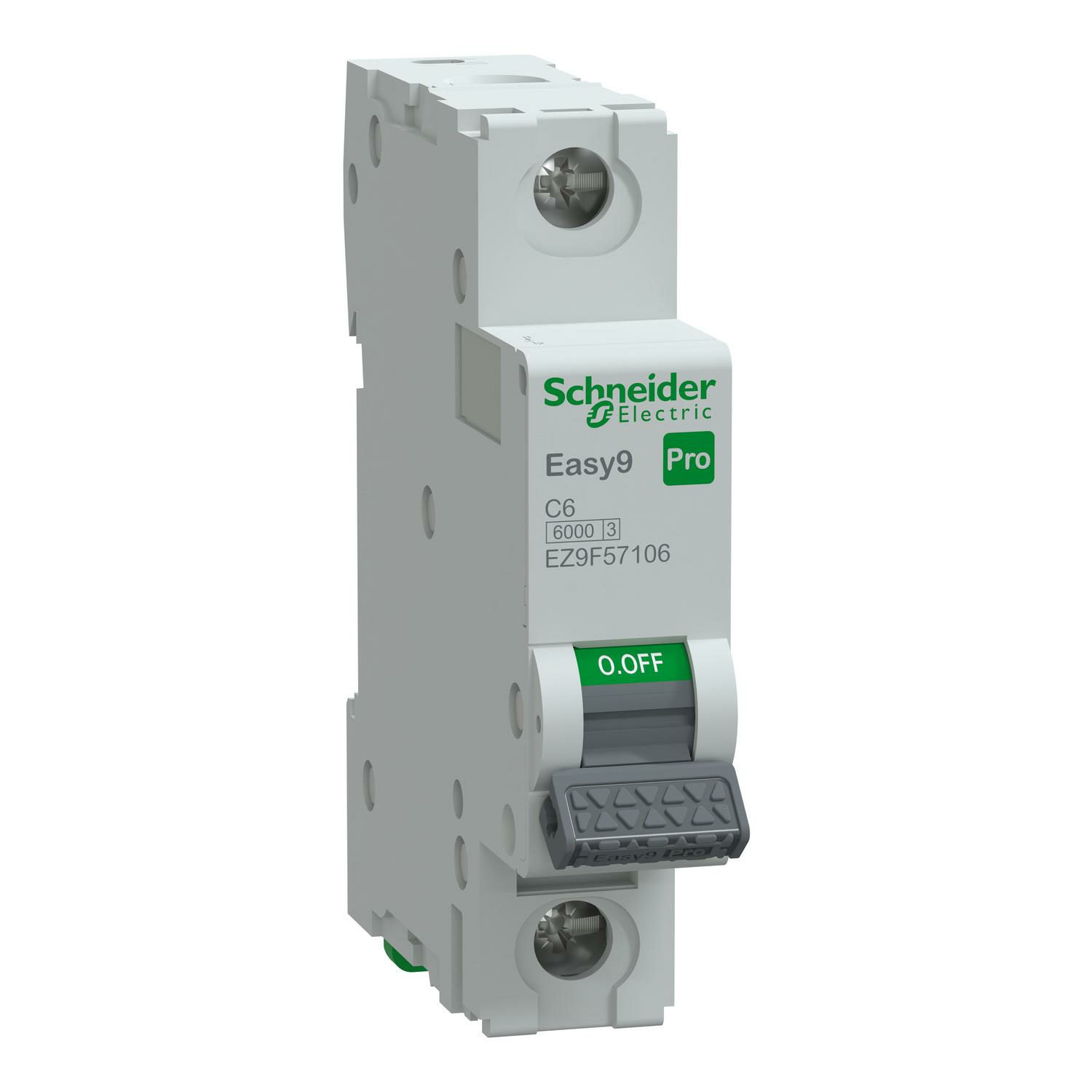 Schneider Electric EZ9F57106 1X6A 6kA C Otomatik Sigorta Easy9 Pro