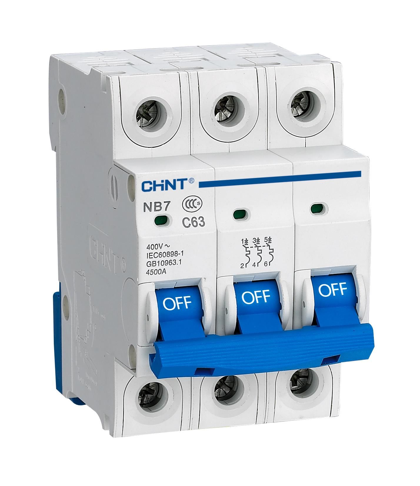 Chint 192258 NB7 3x20A 6kA C Otomatik Sigorta