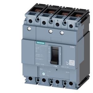Siemens 3VM1180-4EE42-0AA0 4X80A 36kA Termik Manyetik Şalter Ayarlı