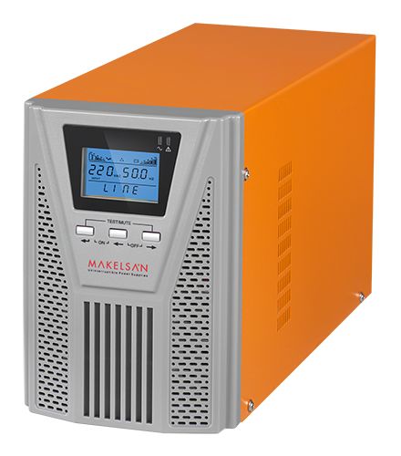 MAKELSAN POWERPACK SE 1 KVA / 900W (1F/1F) 4-8dk (2x 12V/7AH) ONLINE MU01000N11EAV04