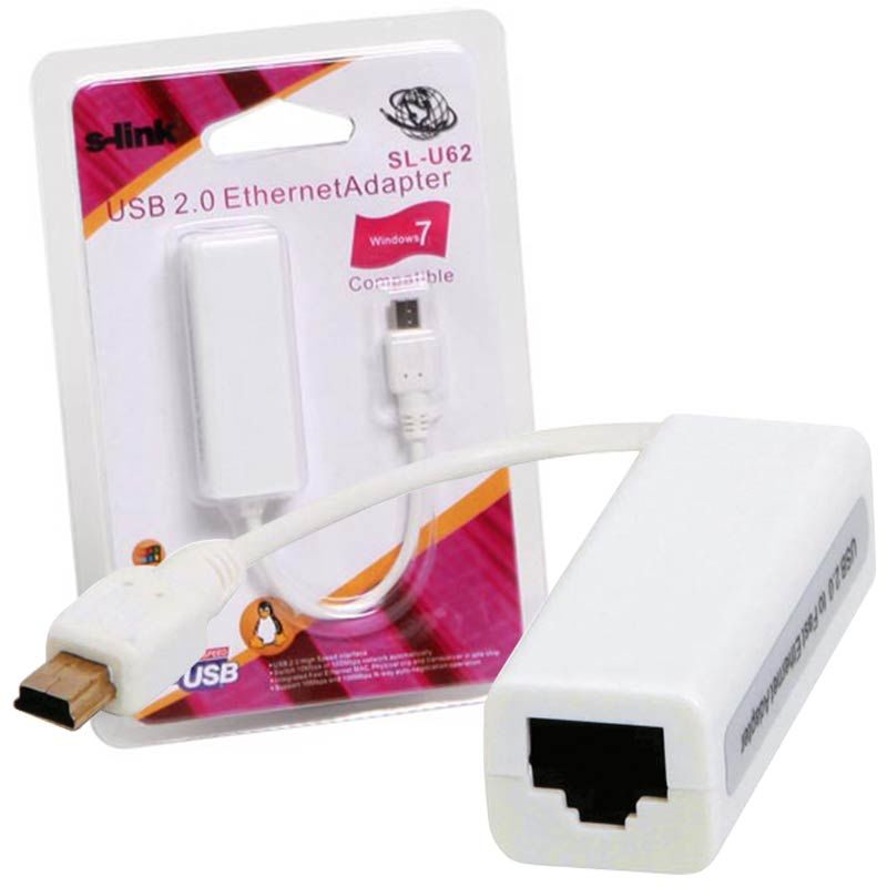 S-Link SL-U62 10/100 Mbps USB Ethernet Adaptörü