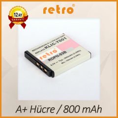 RETRO Kodak KLIC-7001 Kamera Pili