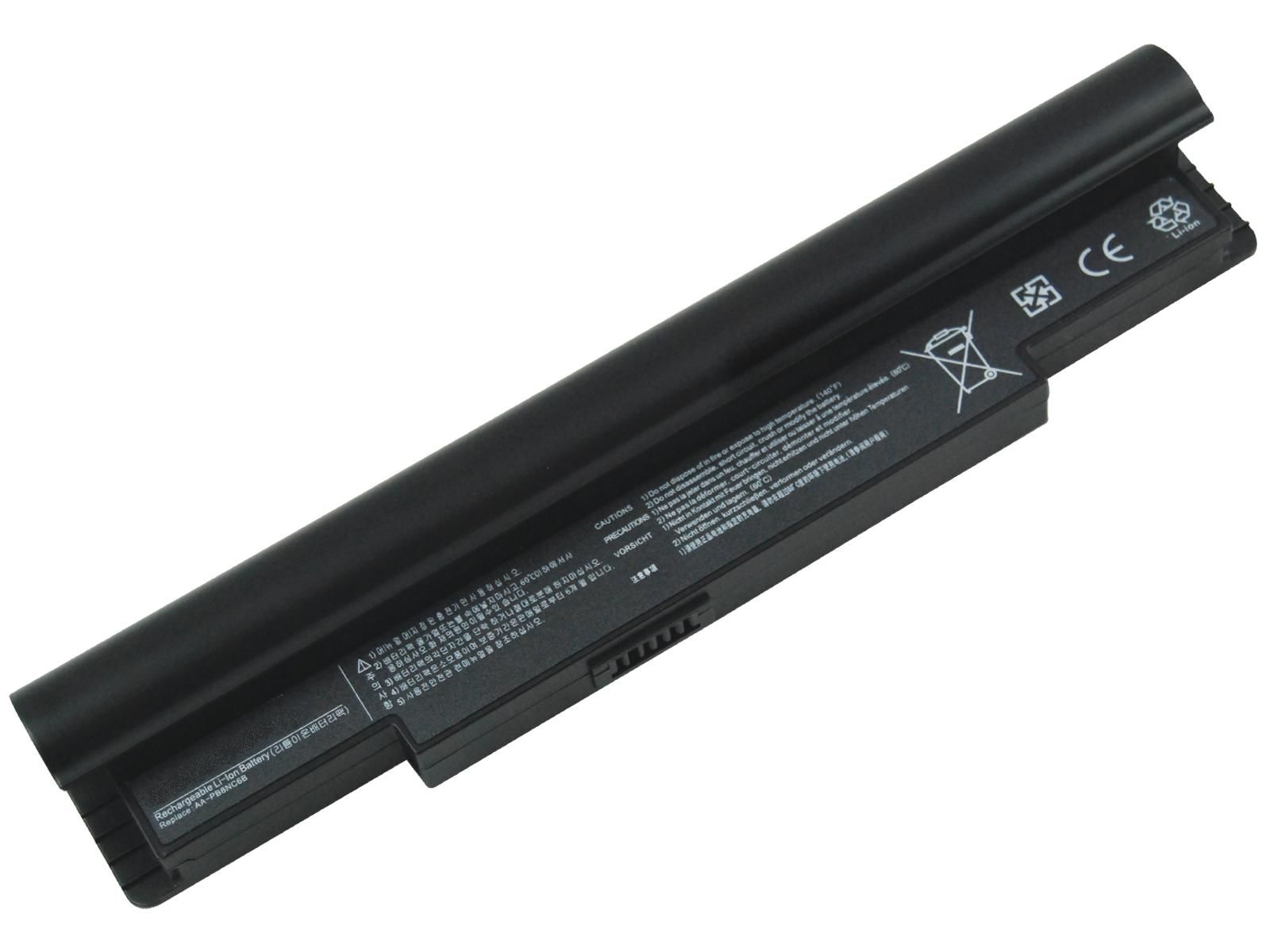 RETRO Samsung NC10, NC20, N120, N140, N510 Notebook Bataryası - Siyah - 6 Cell