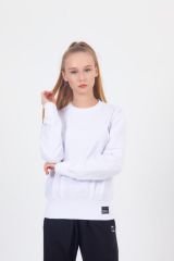 Kız Çocuk Basic Eldivenli Sweatshirt