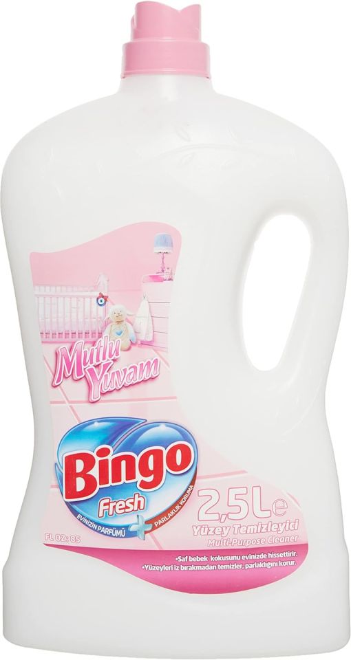 Bingo Fresh Yüzey Temizleyici  Mutlu Yuvam  2.5L