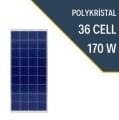 170W POLYKRİSTAL GÜNEŞ PANELİ