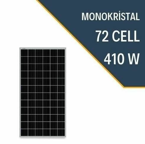 410W MONOKRİSTAL GÜNEŞ PANELİ