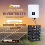 10 KW TRİFAZE HİBRİT INVERTER SETİ
