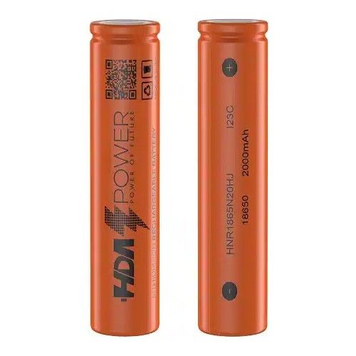 HDA Power 2000 mAh 10C 18650 Şarjlı Lion Pil