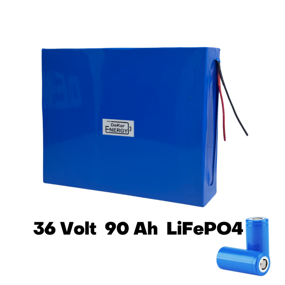 36 Volt 90 Ah LiFePO4 Batarya