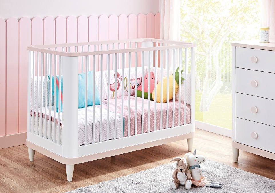 Lima Functional Stepped Crib 60x120cm