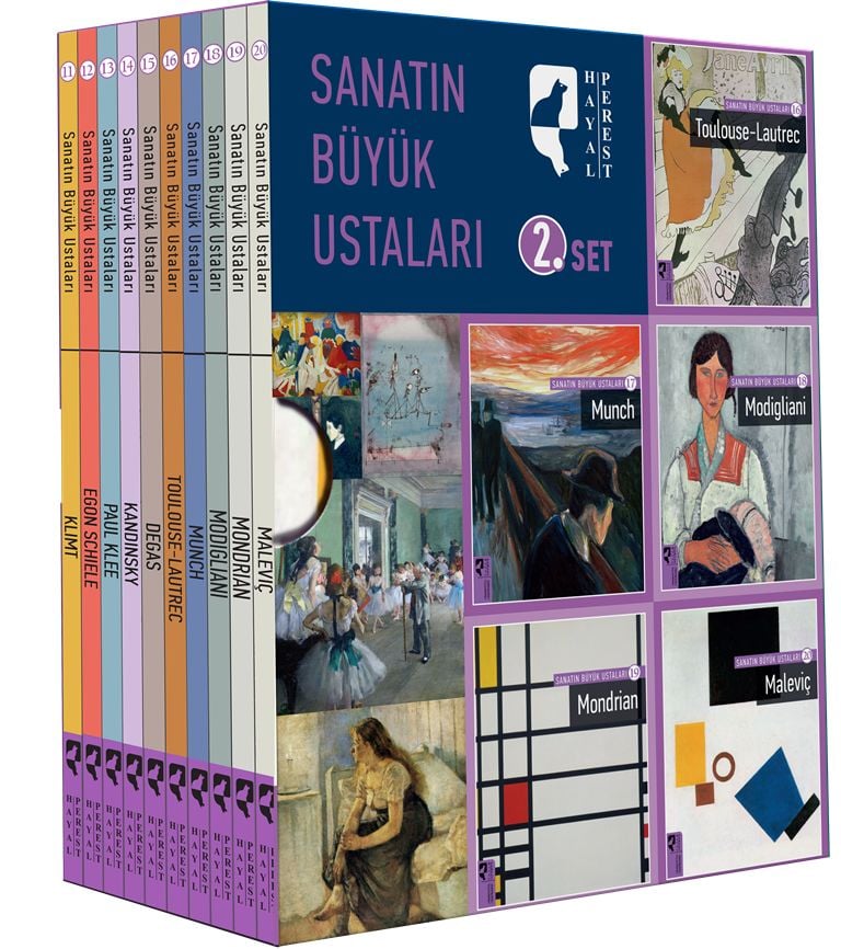 Sanatın Büyük Ustaları 2. Set 10 Kitap Kutulu