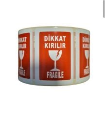 DİKKAT KIRILIR ETİKETİ 3000 ADET