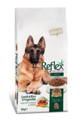Reflex Kuzu Etli Sebzeli 15 kg Yetişkin Köpek Maması