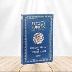 Feyzü'l Furkan Kur'ân-ı Kerîm ve Tefsirli Meali (Büyük Boy - Mushaf ve Meal - İNCE CİLT) TURKUAZ/LACİVERT/FUŞYA