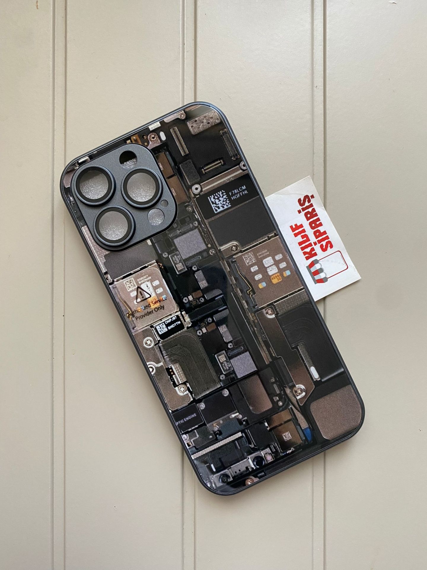 iPhone 14 PRO MAX Uyumlu İşletim Sistemi Görünümlü Kılıf