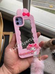 iPhone Uyumlu  Ayna Özellikli Şirin Kılıf