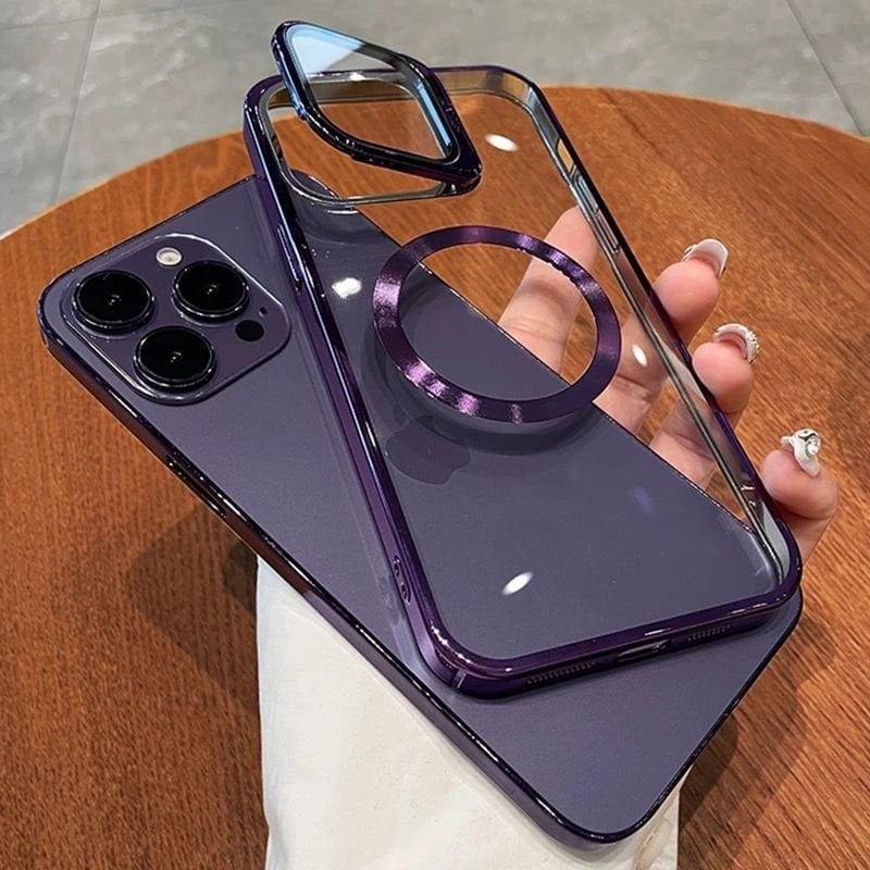 iPhone Uyumlu Lens Kapaklı Magsafe Kılıf