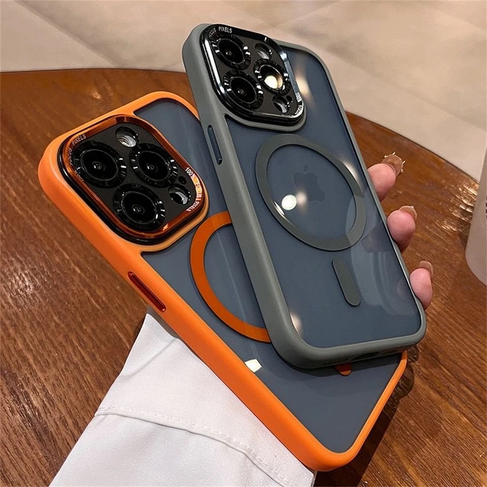 iPhone Uyumlu Pixel Focus Magsafe Uyumlu Kılıf