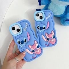 iPhone Uyumlu Stitch Silikon Telefon Kılıfı