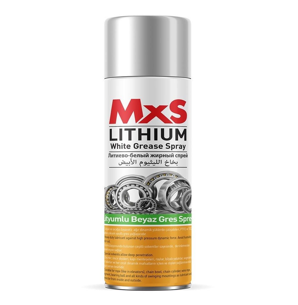 MXS LİTYUMLU BEYAZ SIVI GRES SPREY 400 ML