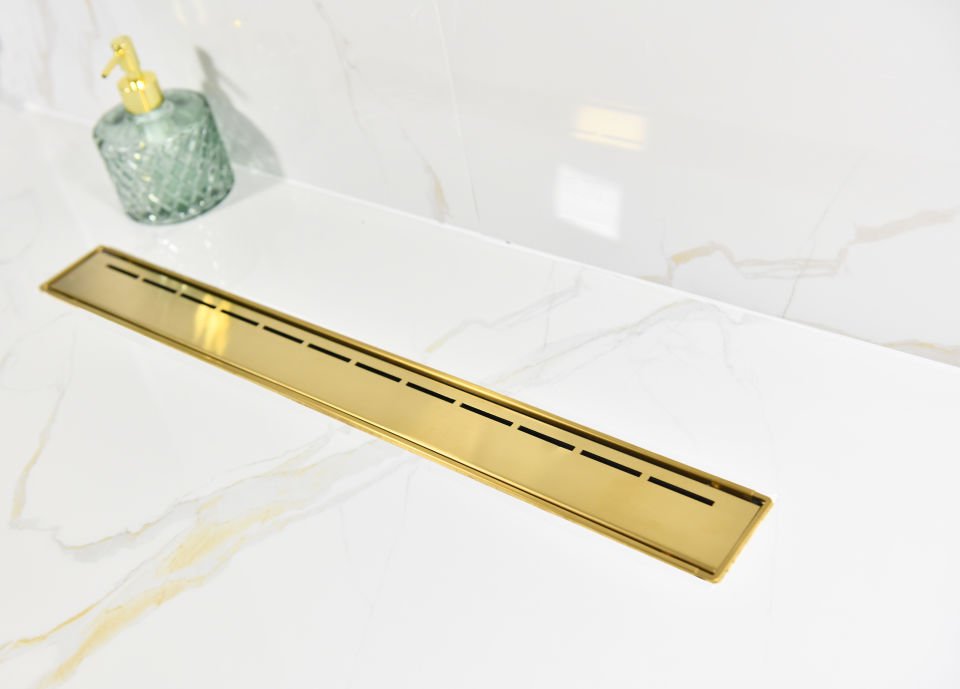 Klasik Seri 60 cm Line Gold Duş Kanalı