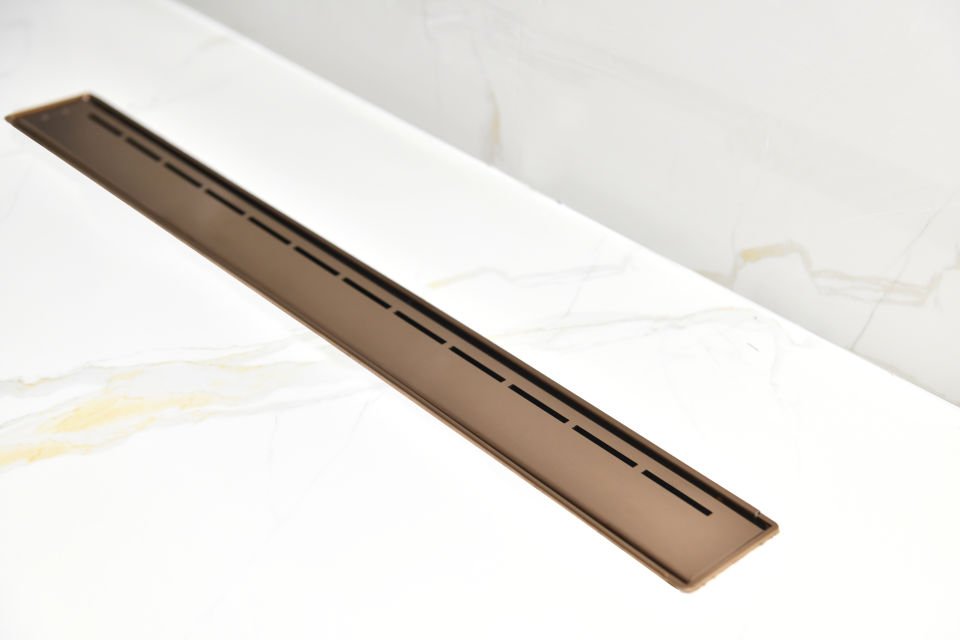 Klasik Seri 60 cm Line Bronze Duş Kanalı